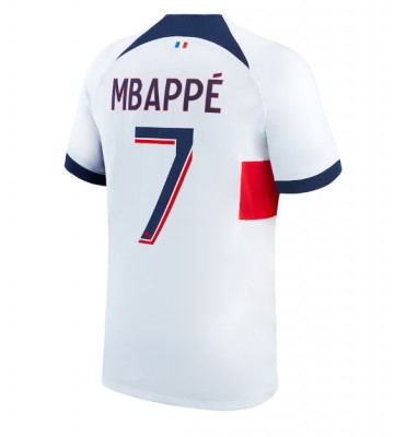 Paris Saint-Germain Kylian Mbappe #7 Segunda Equipación 2023-24 Manga Corta